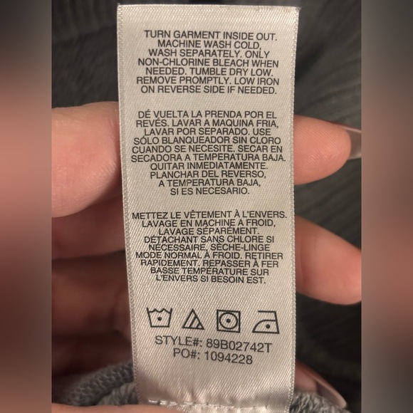 C&C California Gray Cotton Blend Half-Zip Pullover - Picture 9 of 10